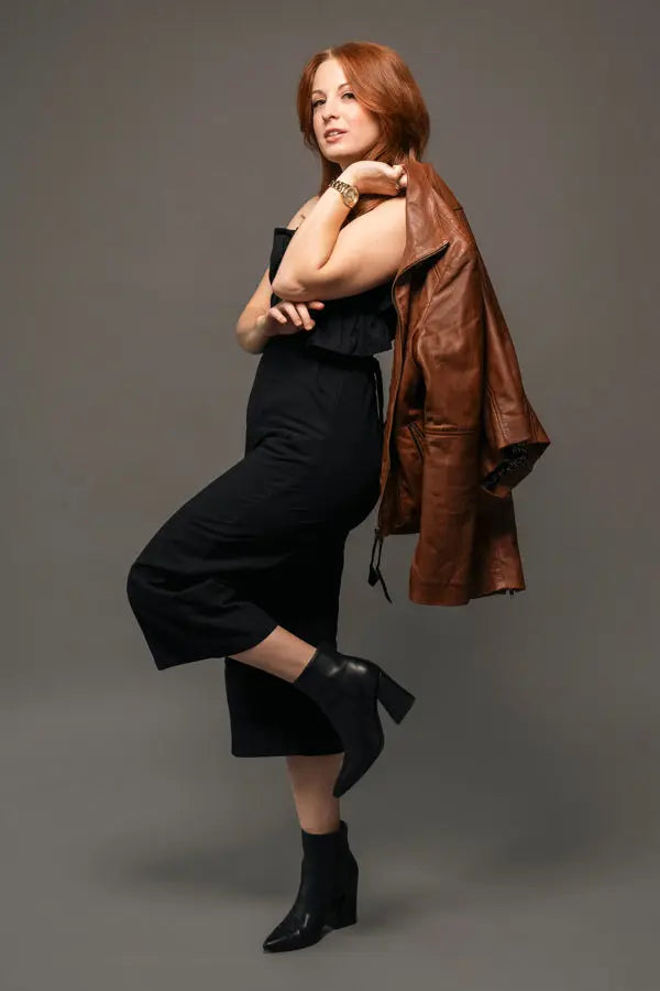 Black Ruffled Capri Jumpsuit Pretty Little Patriot