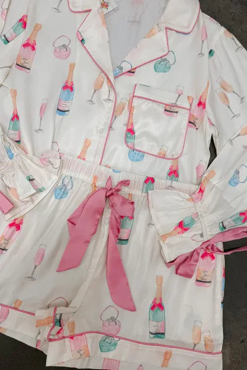 Cheers to Bedtime Pajamas Pretty Little Patriot