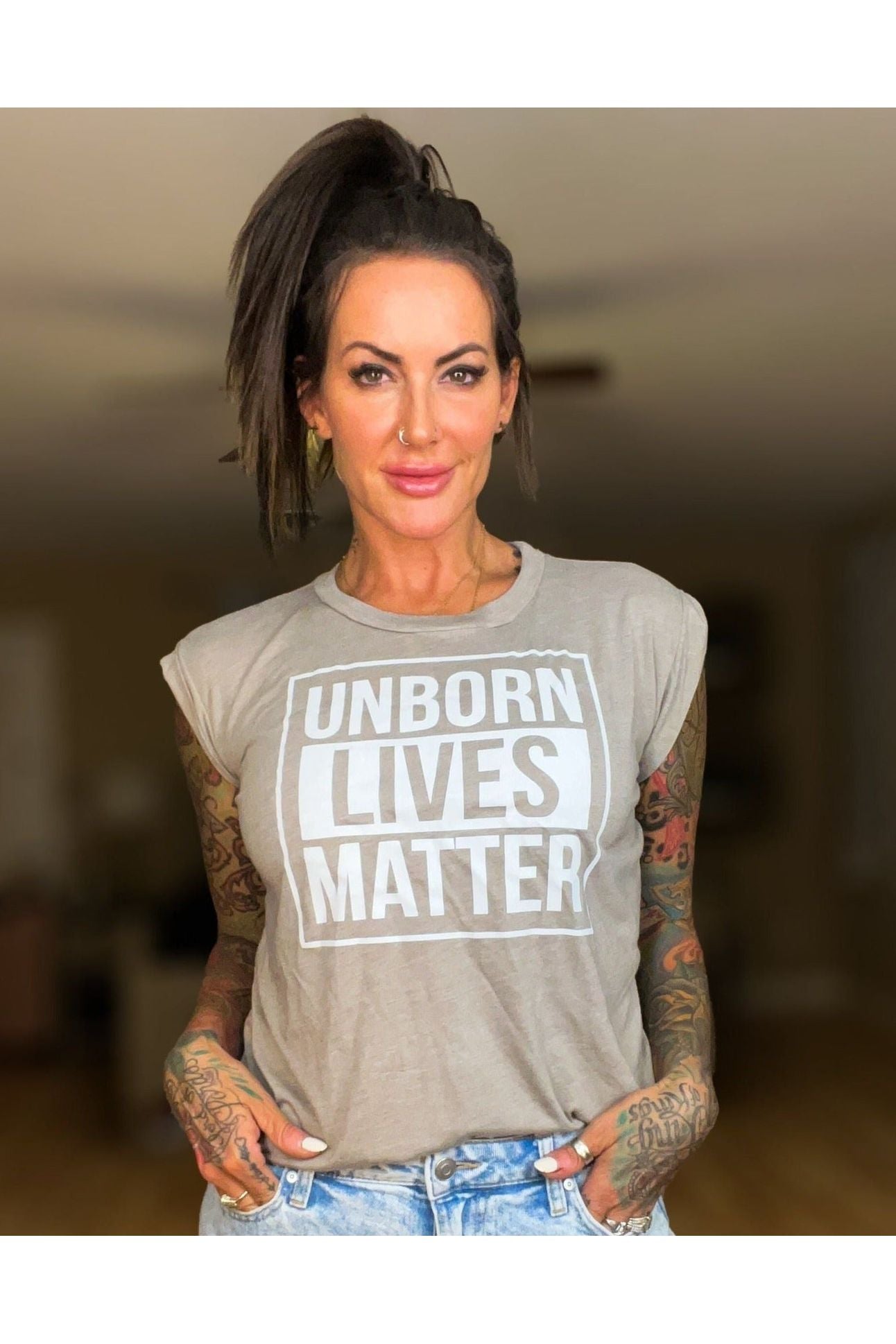 Unborn Lives Matter design Pretty Little Patriot
