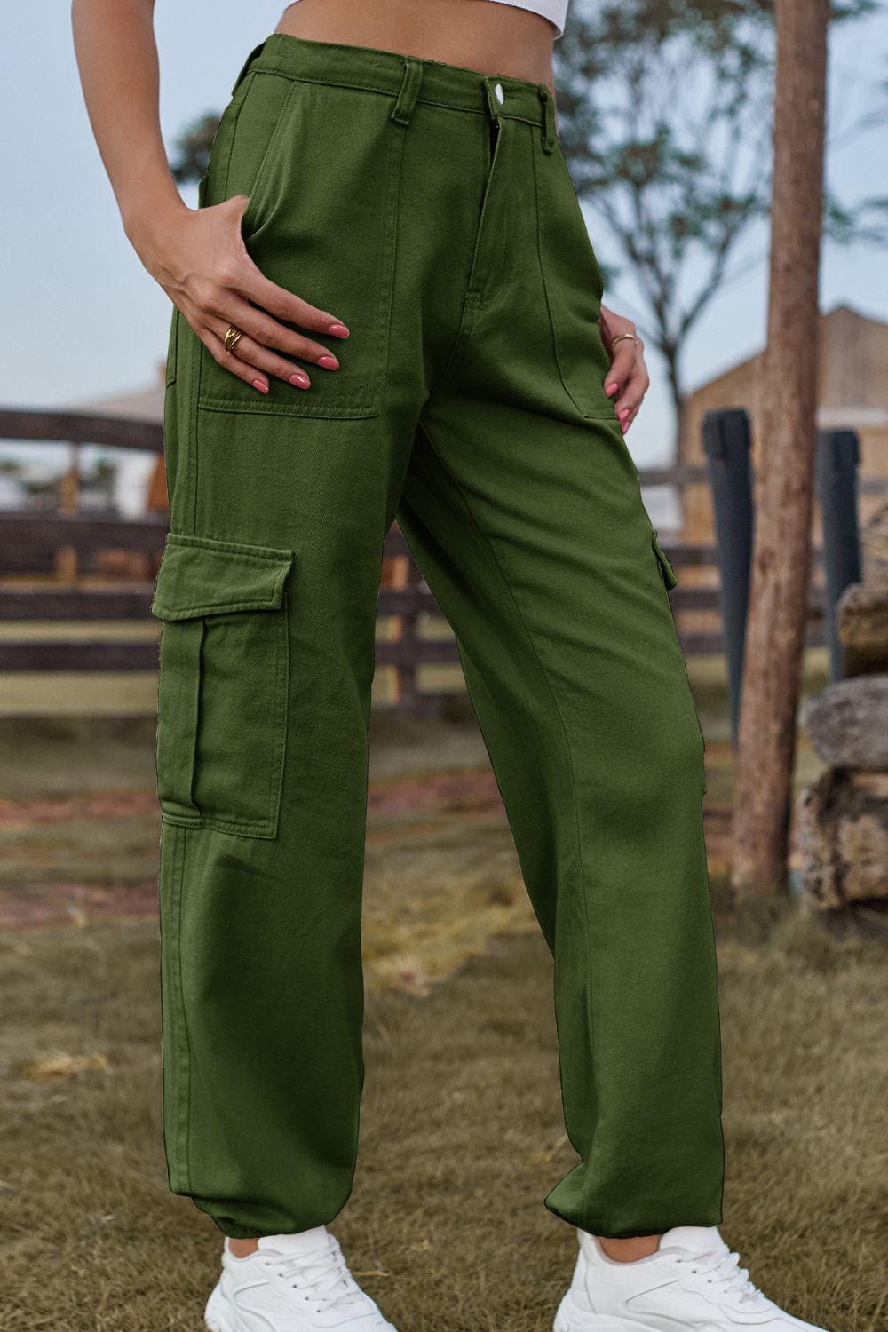 Plush Fashion Hub long denim jeans with front and back pockets, casual fit, light blue color, stylish and comfortable for everyday wear.