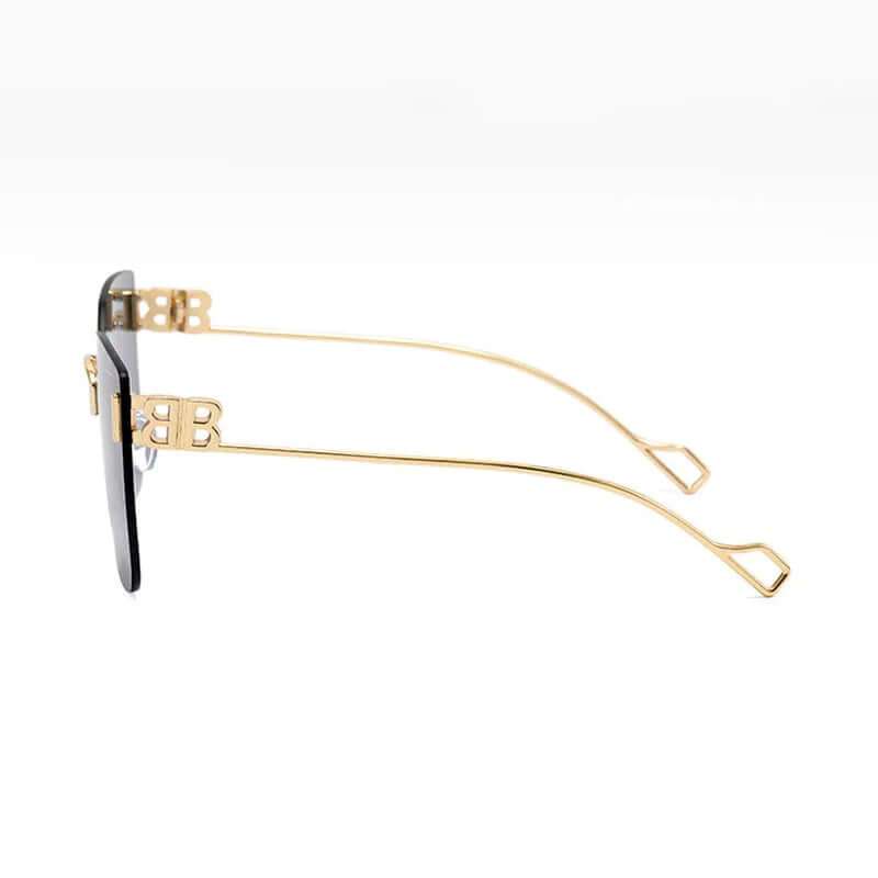 Vintage Brand Designer Sunglasses Fashion Oversized Rimless SunglassesElevate your style with our Vintage Brand Designer Sunglasses. Made with high-quality materials, these oversized rimless sunglasses offer 99% UV protection and 1.3 mSunglassesPlush Fashions ShopPlush Fashion Shop