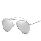 Plush Fashion Hub luxury pilot women's sunglasses with vintage aviation-inspired design, stylish eyewear for women.