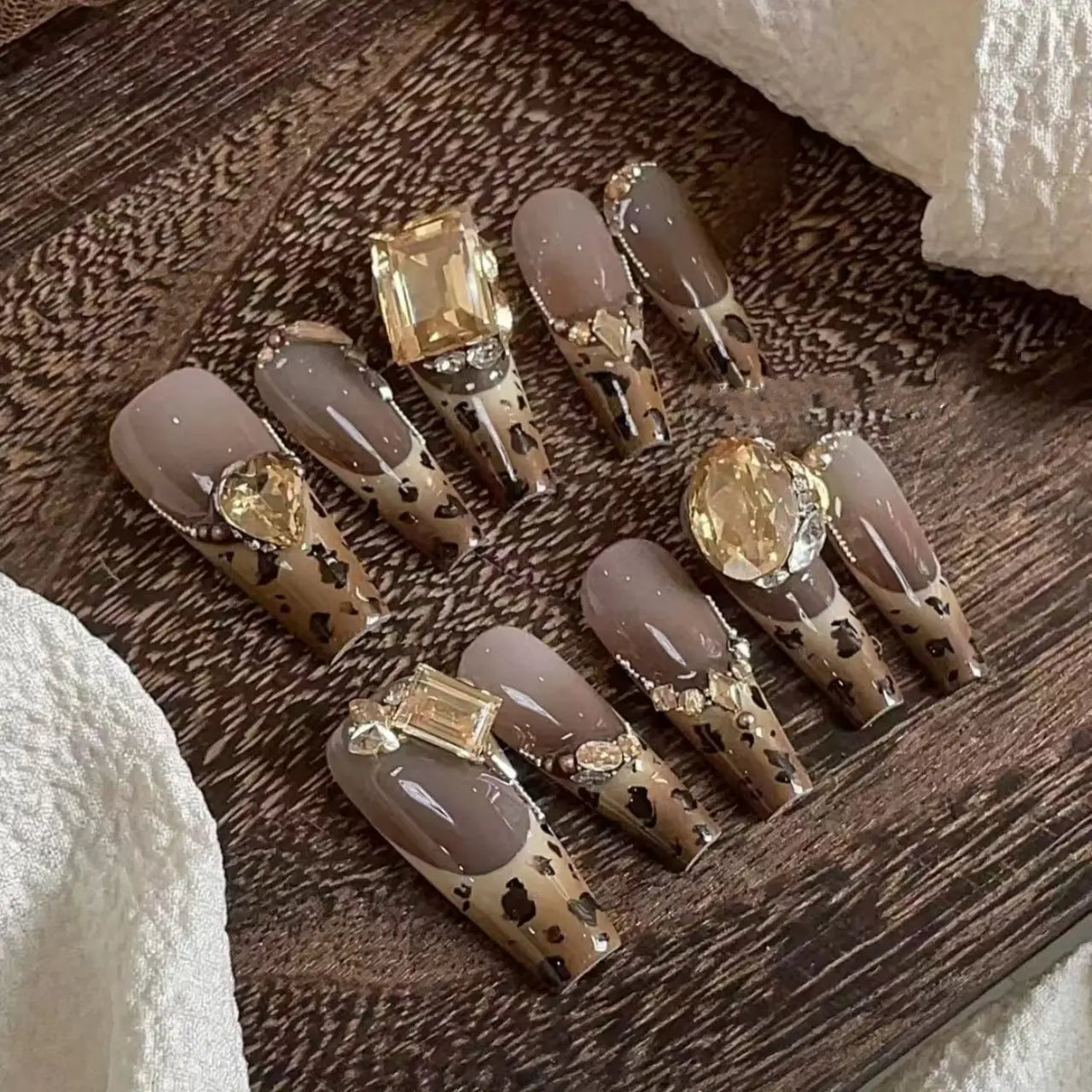 0993- Handmade press on nails fake nails removable Plush Fashion Hub