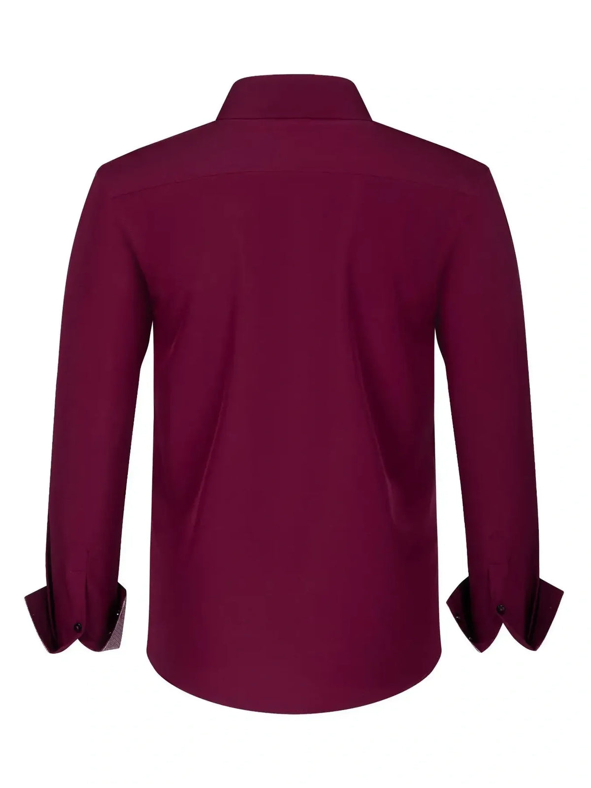Men's plus size casual button-down shirt with contrast cuffs, trendy design, from Trendsi, perfect for relaxed, stylish outfits.
