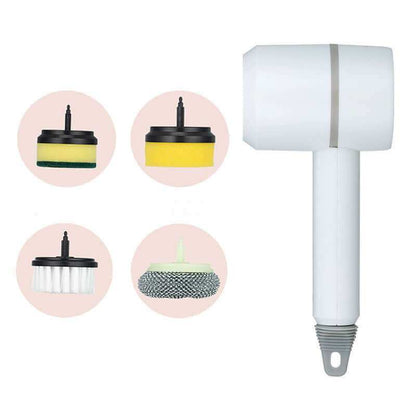 Electric Cleaning Dishwashing Brush Automatic Wireless USB RechargeablEfficiently clean any surface with our high-quality electric cleaning brush! Its powerful scrubber removes dust, dirt, and even charred traces with ease. The automatCleaning brushPlush Fashions ShopPlush Fashion Shop