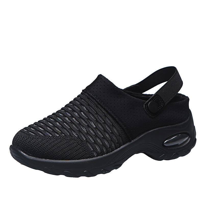 Breathable light air cushion women’s sandals with one pedal design, suitable for spring and summer, by LadyShow.Store.