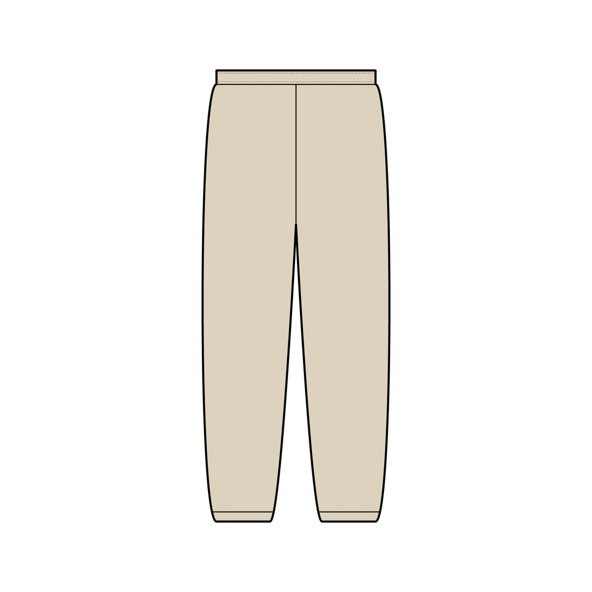 JC Logo Black Sweatpants