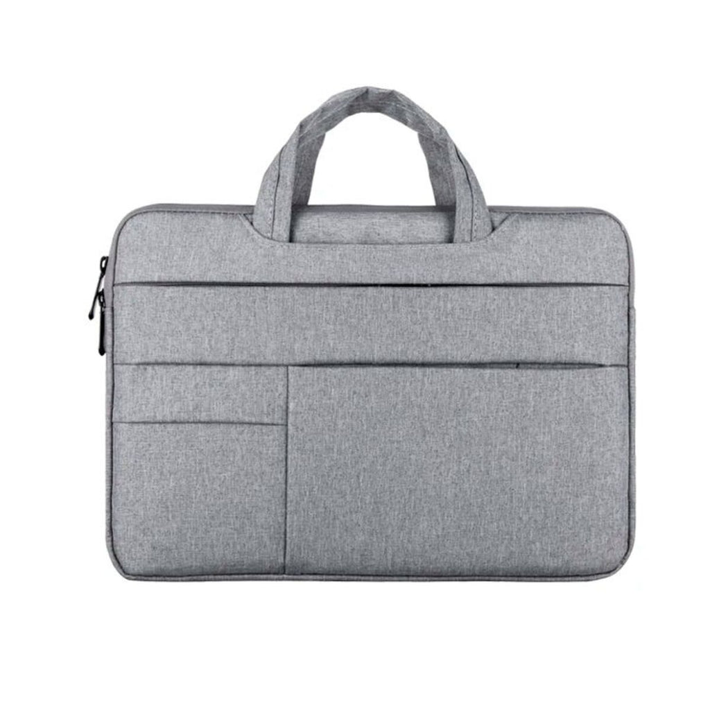 Pi-Mart laptop bag for 13-15.6 inch laptops, shoulder strap carrying case with briefcase style for business, leisure, or school use.