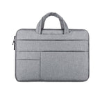 Pi-Mart laptop bag for 13-15.6 inch laptops, shoulder strap carrying case with briefcase style for business, leisure, or school use.