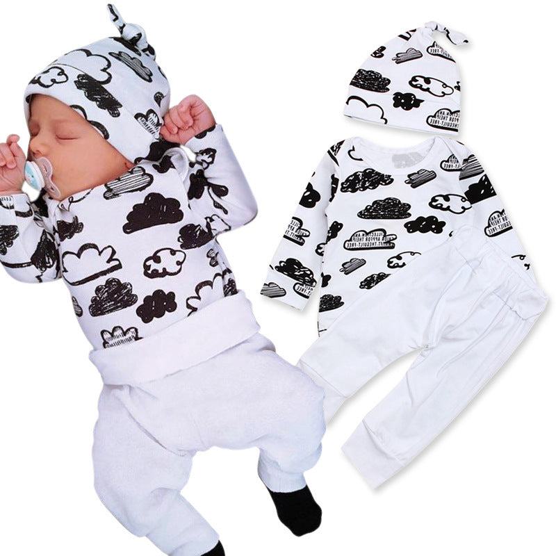 Three-piece children's clothing - Plush Fashion Shop #