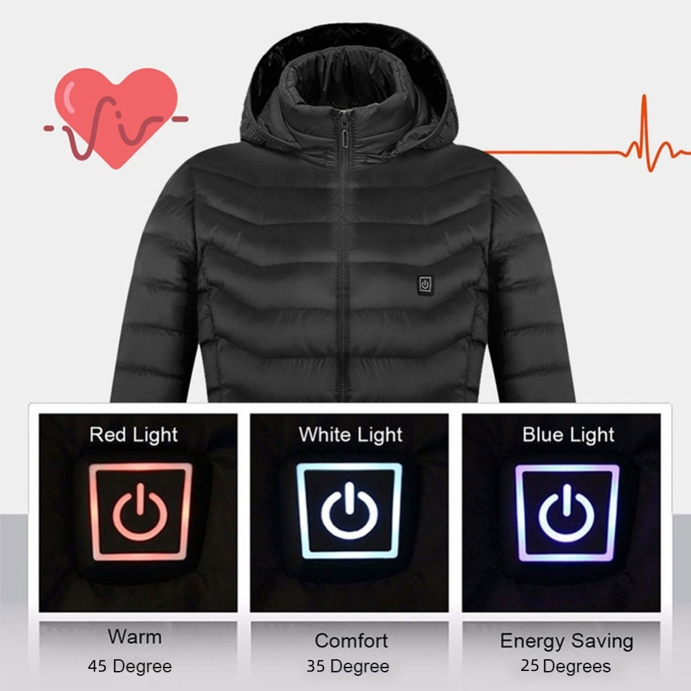 New Heated Coat USB Electric Thermal Winter Clothing - Plush Fashion Shop #