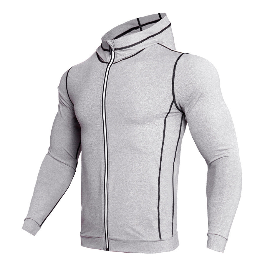 Zip Sport T Shirt Long Sleeve