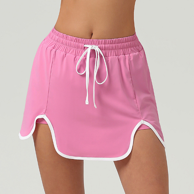 Bella Mia summer quick-dry casual sports skirt, lightweight mini tennis and golf skirt for running and fitness activities.
