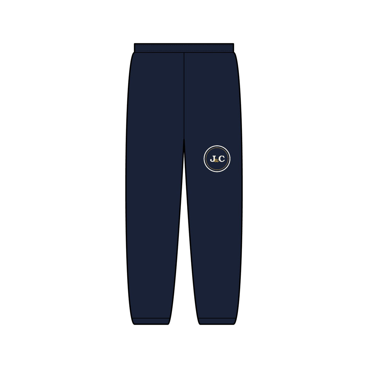 JC Logo Black Sweatpants