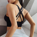 Bella Mia women’s autumn sports underwear and sports bra with shockproof padding, quick-drying fabric, and supportive yoga design.