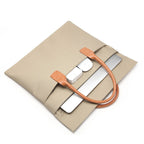 Pi-Mart laptop bag briefcase featuring a sleek, black design with multiple compartments and sturdy handles.