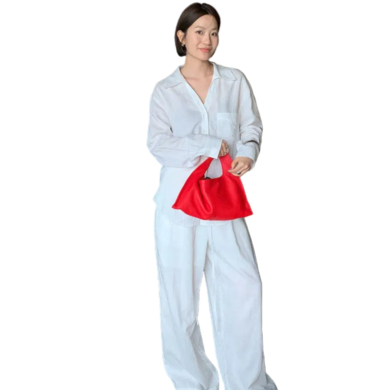 Soft Tencel linen lounge set tops by Plush Fashion Hub featuring a relaxed fit and casual style.