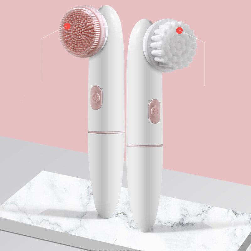 Electric Silicone Facial Cleanser,  Facial Cleansing Brush, Beauty InsTransform your skincare routine with our Electric Silicone Facial Cleanser! Combining ABS and silicone materials, this device offers gentle yet thorough 360° cleaninBeauty & HealthPlush Fashions ShopPlush Fashion Shop