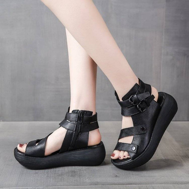 Fish Mouth Beach Shoes Women Summer Sandals LadyShow.Store