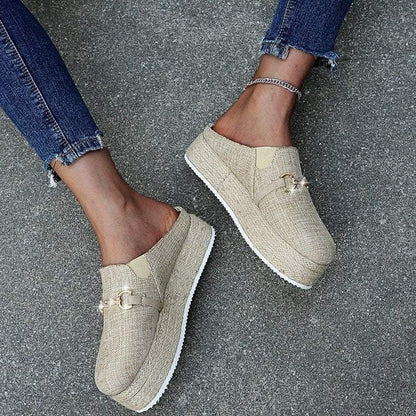 Fashion Women Thick Bottom Shoes - Plush Fashions Shop 