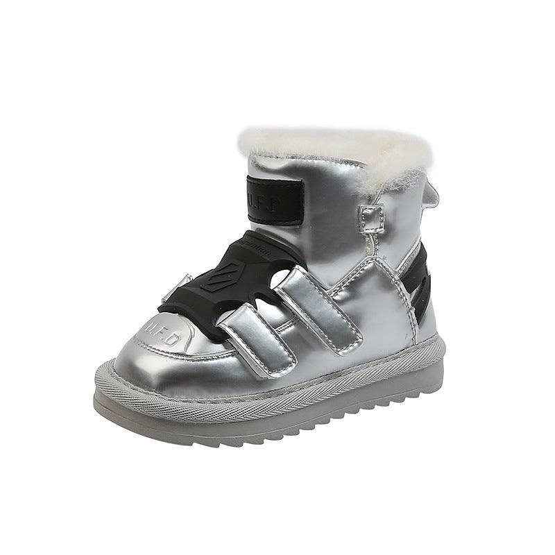 Wool Warmth Children's Mirror Waterproof Snow BootsGet ready for the winter with our Winter Children's Mirror Waterproof Snow Boots! Made with high-quality mirror super fiber rubber, these boots are not only stylish Infant bootsPlush Fashions ShopPlush Fashion Shop