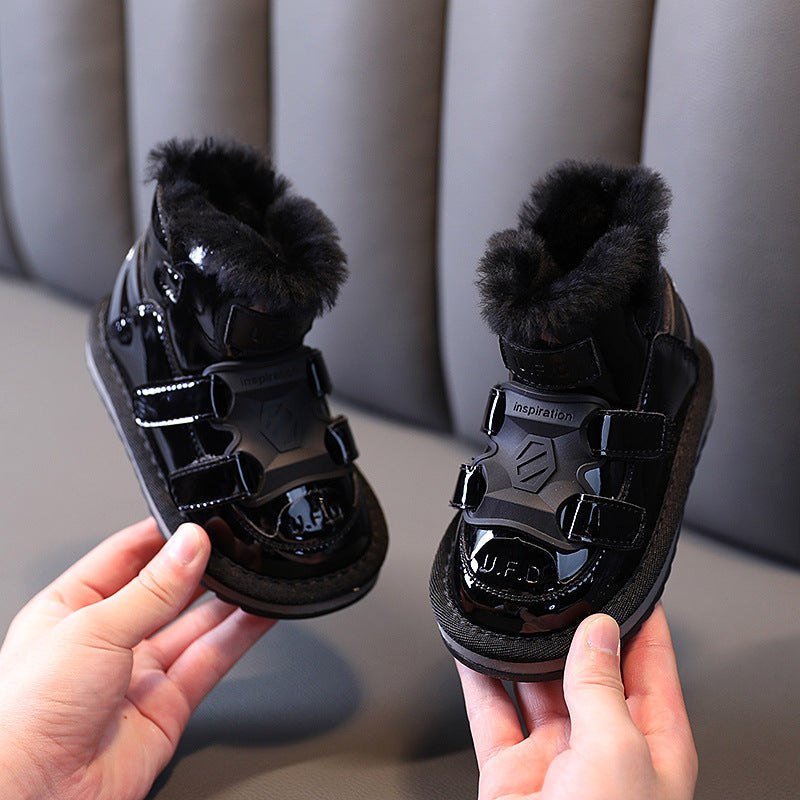 Wool Warmth Children's Mirror Waterproof Snow BootsGet ready for the winter with our Winter Children's Mirror Waterproof Snow Boots! Made with high-quality mirror super fiber rubber, these boots are not only stylish Infant bootsPlush Fashions ShopPlush Fashion Shop