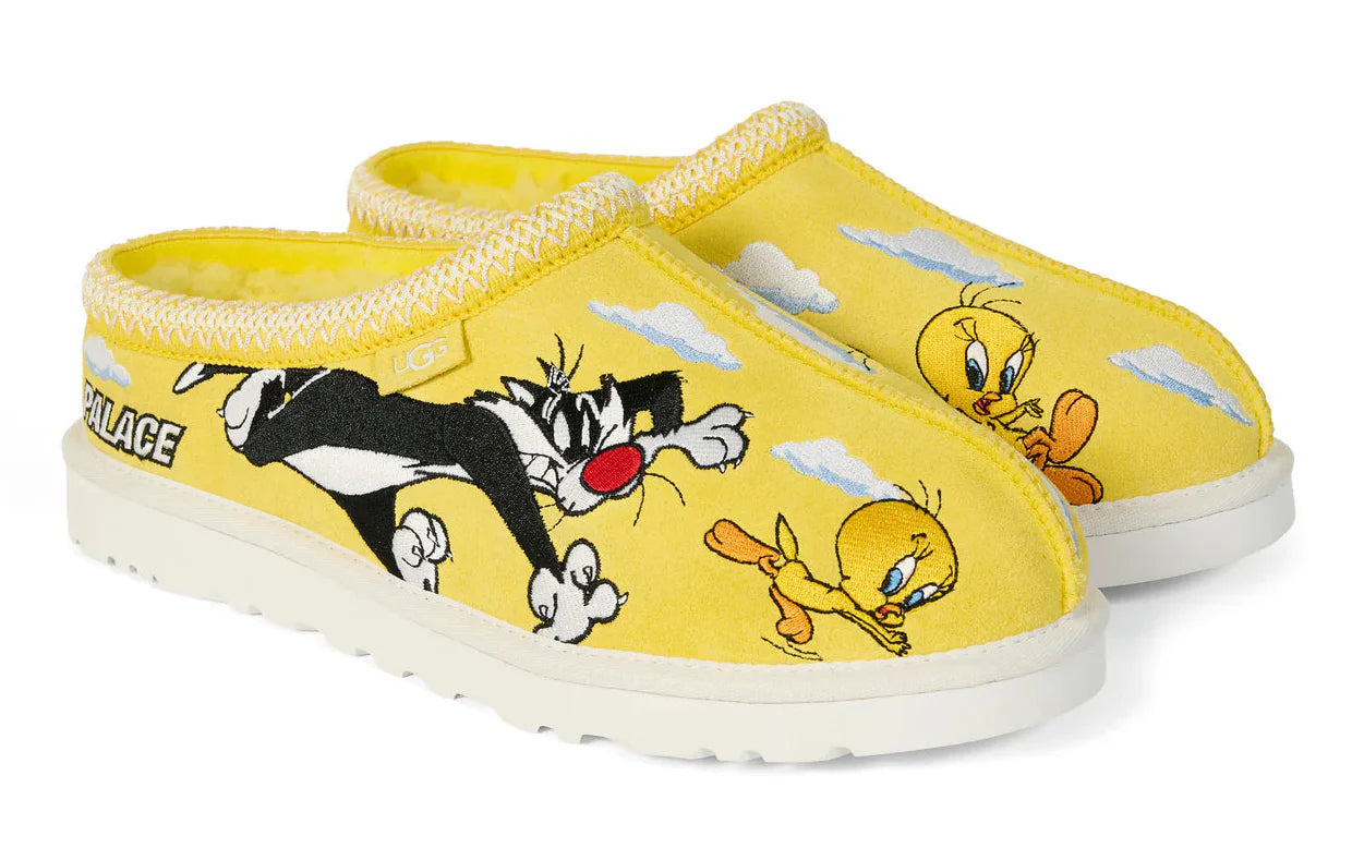 UGG Tasman Slipper Palace x Looney Tunes Yellow Supra Sneakers