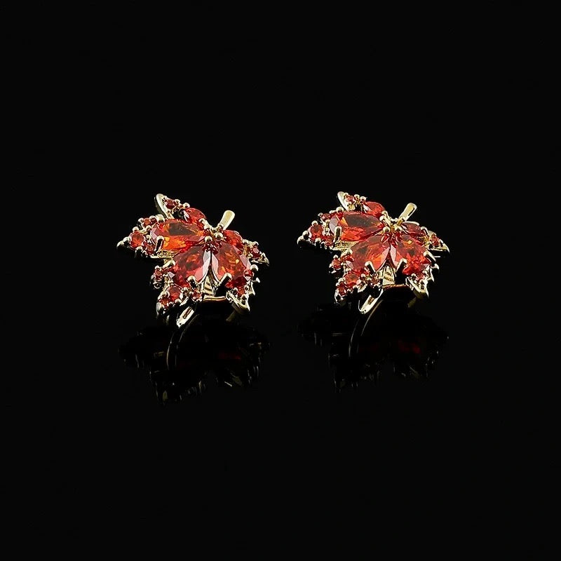 Vintage Maple Leaf Earrings Plush Fashion Hub