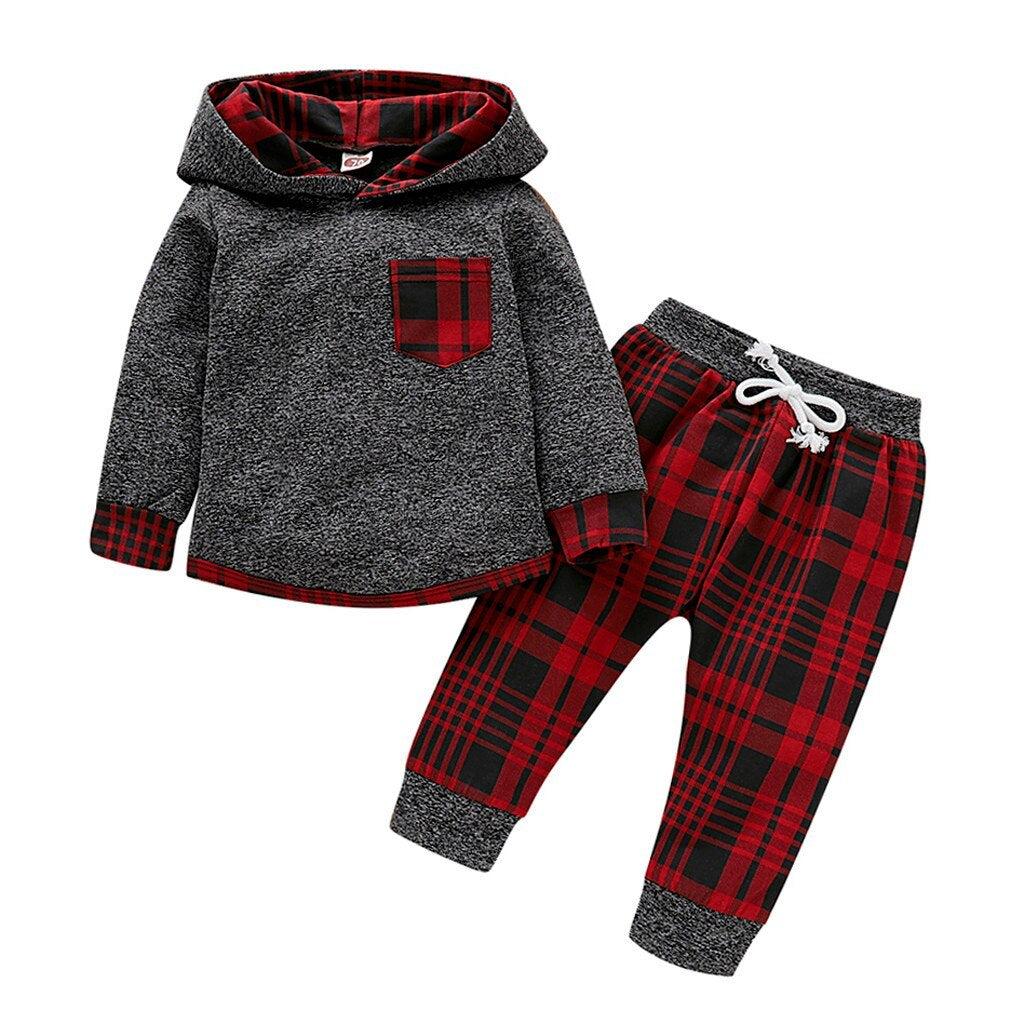 Baby Long Sleeve Plaid Sweater SetGet your baby ready for any occasion with our Baby Long Sleeve Plaid Sweater Set! Made from high-quality cotton blend material, your baby will be both stylish and coBaby clothsPlush Fashions ShopPlush Fashion Shop