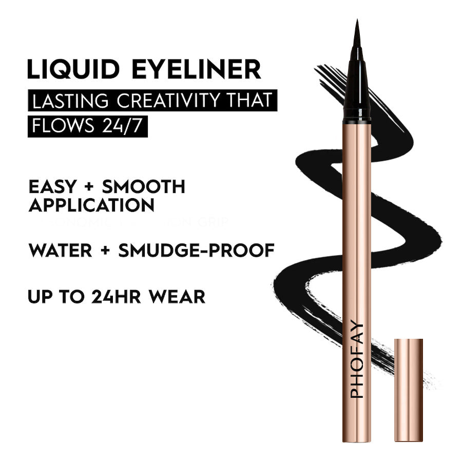 PHOFAY EyelinerAchieve flawless eyes with PHOFAY Eyeliner. This waterproof and sweat-proof liner glides on easily and lasts all day. Its 1 ML/0.03 FL.OZ. net weight provides long-lLiquid EyelinerPlush Fashion ShopPlush Fashion ShopPHOFAY Eyeliner