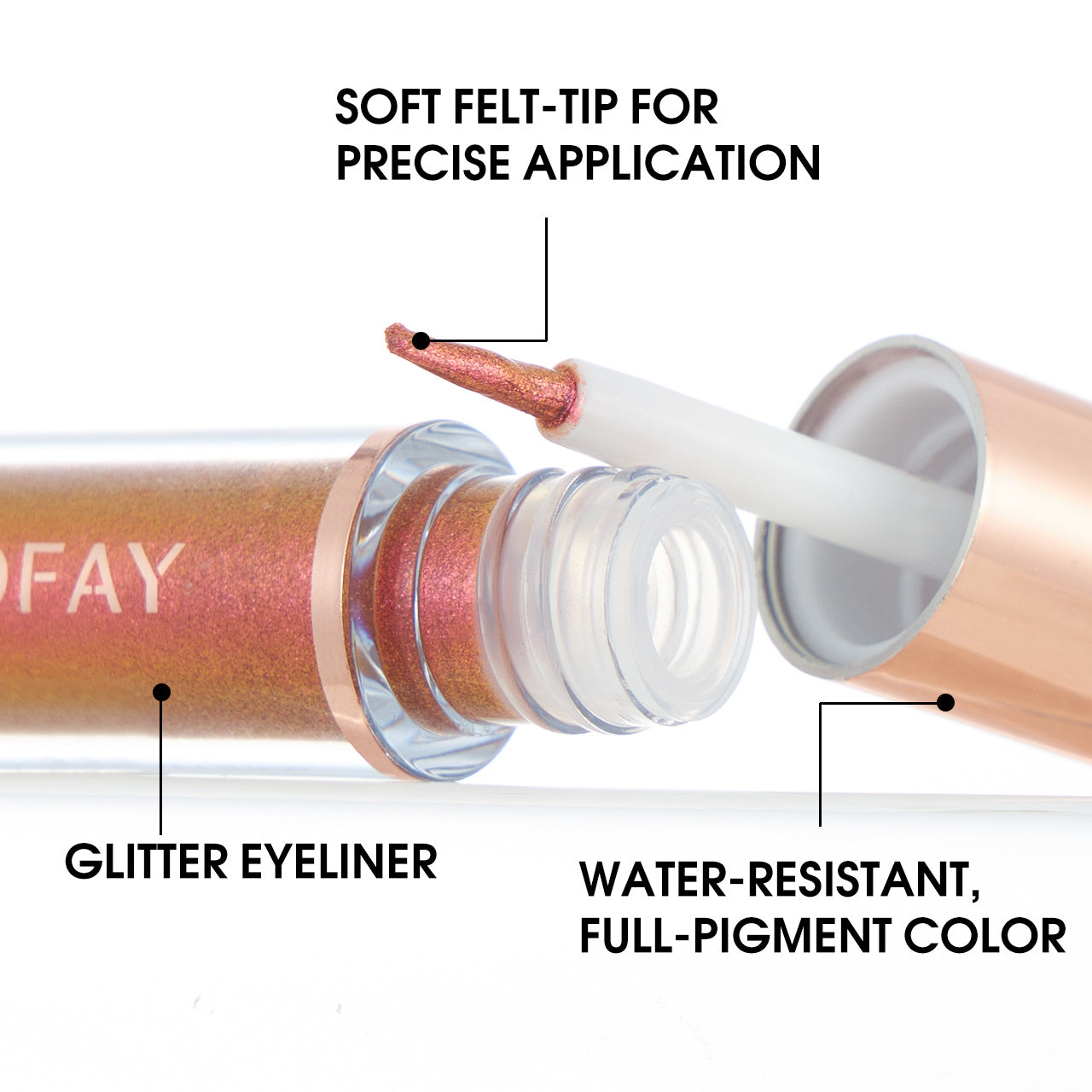 PHOFAY Liquid Glitter Eyeliner SetGet ready to shine with PHOFAY's Liquid Glitter Eyeliner Set! Each 2.0 ML tube delivers long-lasting, waterproof color for a bold and beautiful look. With 8 stunningLiquid eye linerPlush Fashion ShopPlush Fashion ShopPHOFAY Liquid Glitter Eyeliner Set