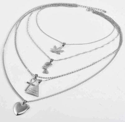 Women's Pyramid Love Pendant Multilayer NecklaceEmbody the power of love with this Women's Pyramid Love Pendant Multilayer Necklace. Featuring a sleek, chic Europe-America style, this necklace is made of high-qualNeklacePlush Fashions ShopPlush Fashion Shop