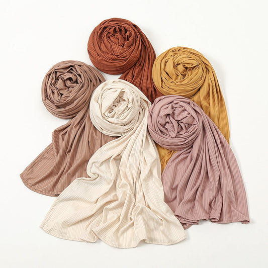 Women's Knitted Cotton Striped Solid Color ScarfElevate your style with our Women's Knitted Thread Cotton Scarf! Made from premium cotton, it comes in various solid colors, adding sophistication to any outfit. LigScarfPlush Fashions ShopPlush Fashion Shop