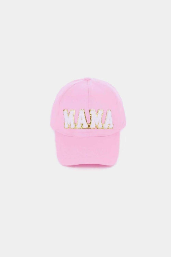 MAMA Chenille Patch Baseball CapElevate your style with the MAMA Chenille Patch Baseball Cap! The high-quality washed cotton material provides comfort and durability. With trendy city-themed embroiHatsPlush Fashion ShopPlush Fashion ShopMAMA Chenille Patch Baseball Cap