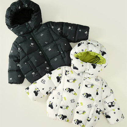 Children's Down Boys And Girls Three-proof A Tall Hat Collar WindproofStay Warm and Stylish with Our Winter Children's Down Jacket!
Our Winter Children's Down Jacket is the perfect combination of style and functionality. Designed to keChildren thermal coatsPlush Fashions ShopPlush Fashion Shop