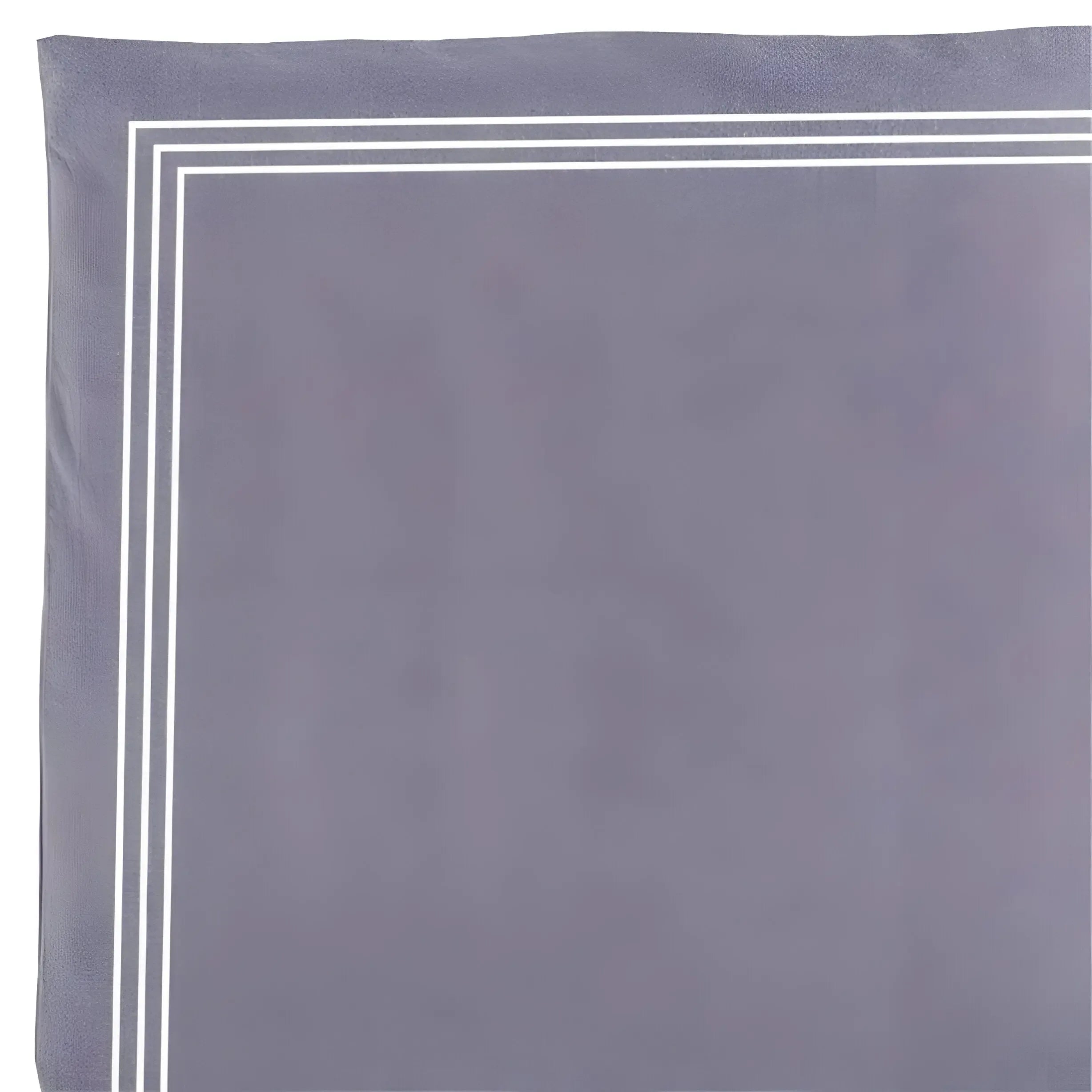 200TC Yarn Dyed Chambray Indigo Blue Triple Embroidery Duvet Cover Set - Plush Fashion Hub