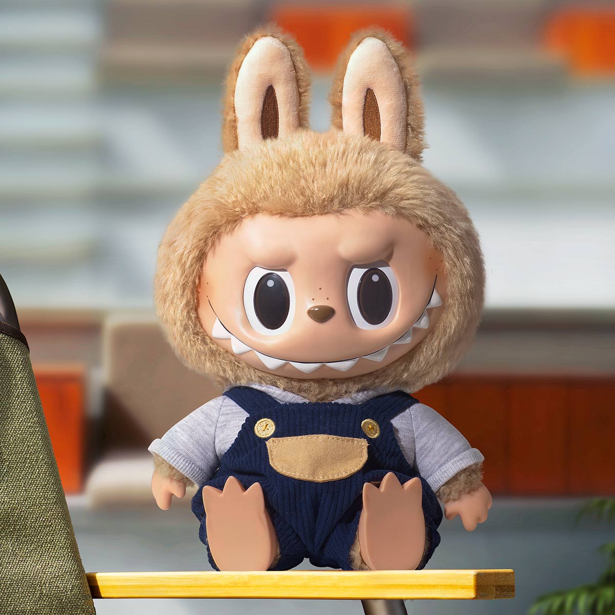 Pop Mart Labubu Time to Chill Vinyl Plush Doll Supra Sneakers