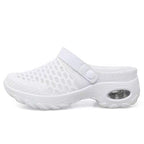 LadyShow.Store women's breathable light air cushion sandals with one pedal design, suitable for spring and summer wear.
