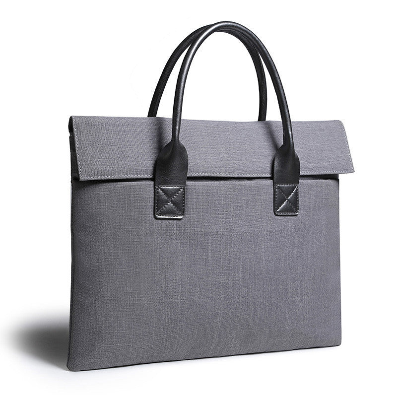 Pi-Mart laptop bag briefcase with padded compartments and adjustable shoulder strap, designed for professional use.