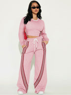 Relaxed Chic Striped Lounge Set