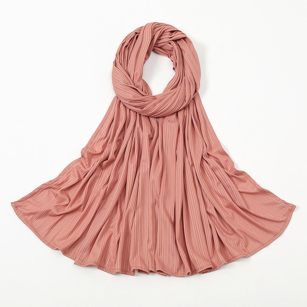 Women's Knitted Cotton Striped Solid Color ScarfElevate your style with our Women's Knitted Thread Cotton Scarf! Made from premium cotton, it comes in various solid colors, adding sophistication to any outfit. LigScarfPlush Fashions ShopPlush Fashion Shop