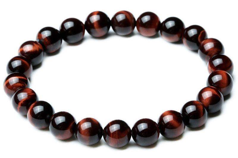 Vintage Style  8mm Red Tiger Eye BraceletElevate your energy and style with our Vintage Style 8mm Red Tiger Eye Bracelet. Made with agate and featuring a geometric shape, this unisex bracelet is perfect forBracletPlush Fashion ShopPlush Fashion Shop