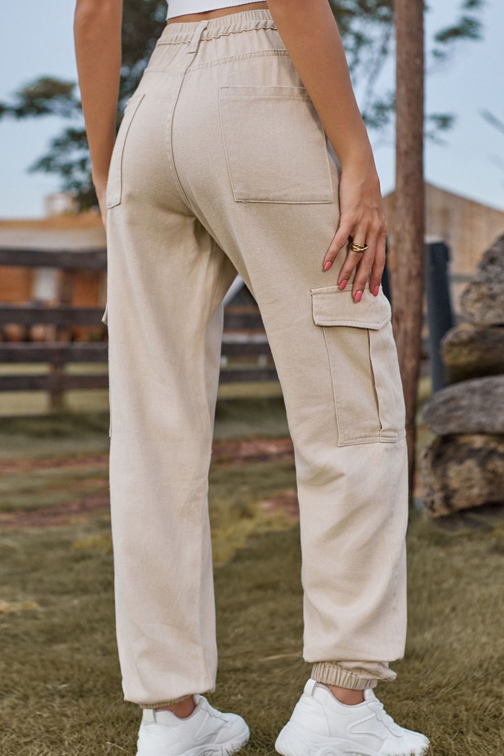 Plush Fashion Hub long denim jeans with front pockets, classic blue wash, and straight-leg fit.