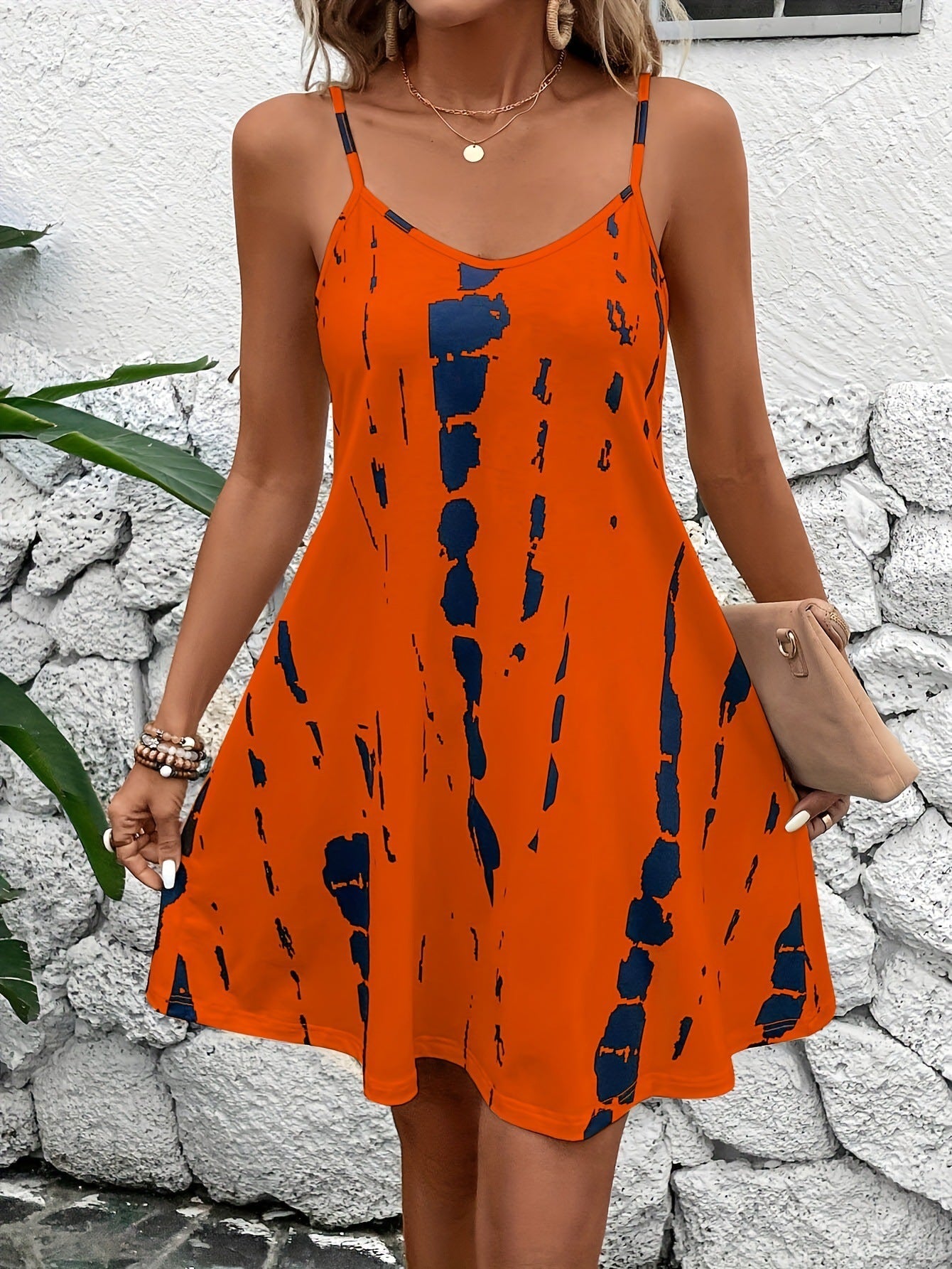 Plus size women's summer halter dress by FitiqueFit in variety of colors, featuring a flowy, sleeveless design perfect for warm weather.