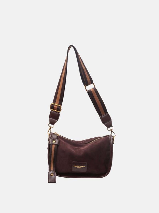 Suede Adjustable Strap Women's shoulder BagUpgrade your style game with our Suede Adjustable Strap Shoulder Bag! Experience luxury and convenience with its spacious medium size, high-quality PU leather and suHandbagsPlush Fashion ShopPlush Fashion ShopSuede Adjustable Strap Women'