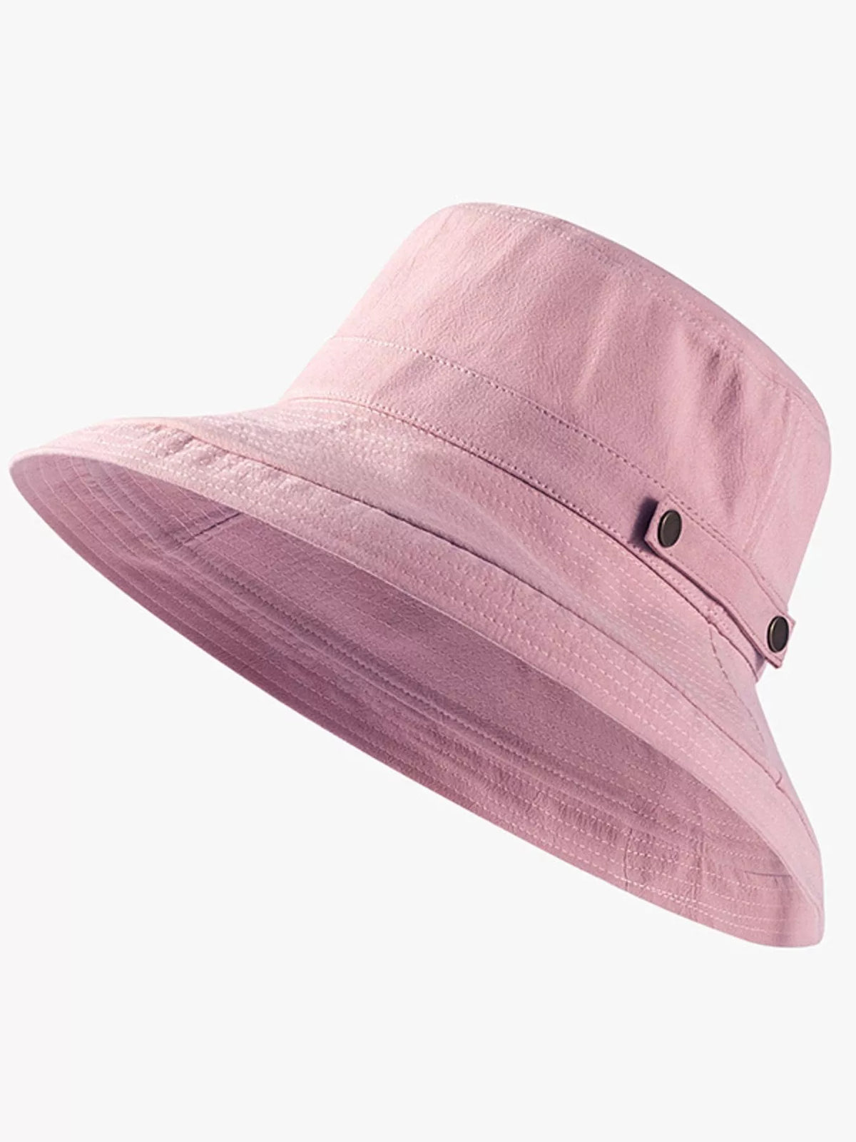Breathable cotton wide brim sun hat from Plush Fashion Hub, perfect for summer beach accessories, shown in the product image.