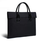 Pi-Mart laptop briefcase bag with padded shoulder strap and multiple compartments for safe and organized carrying.