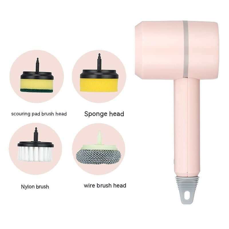 Electric Cleaning Dishwashing Brush Automatic Wireless USB RechargeablEfficiently clean any surface with our high-quality electric cleaning brush! Its powerful scrubber removes dust, dirt, and even charred traces with ease. The automatCleaning brushPlush Fashions ShopPlush Fashion Shop