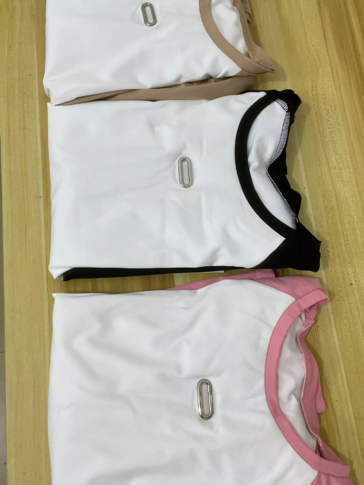 Plush Fashion Hub contrast short sleeve tee and pants loungewear set, featuring a comfortable casual design in soft fabric.