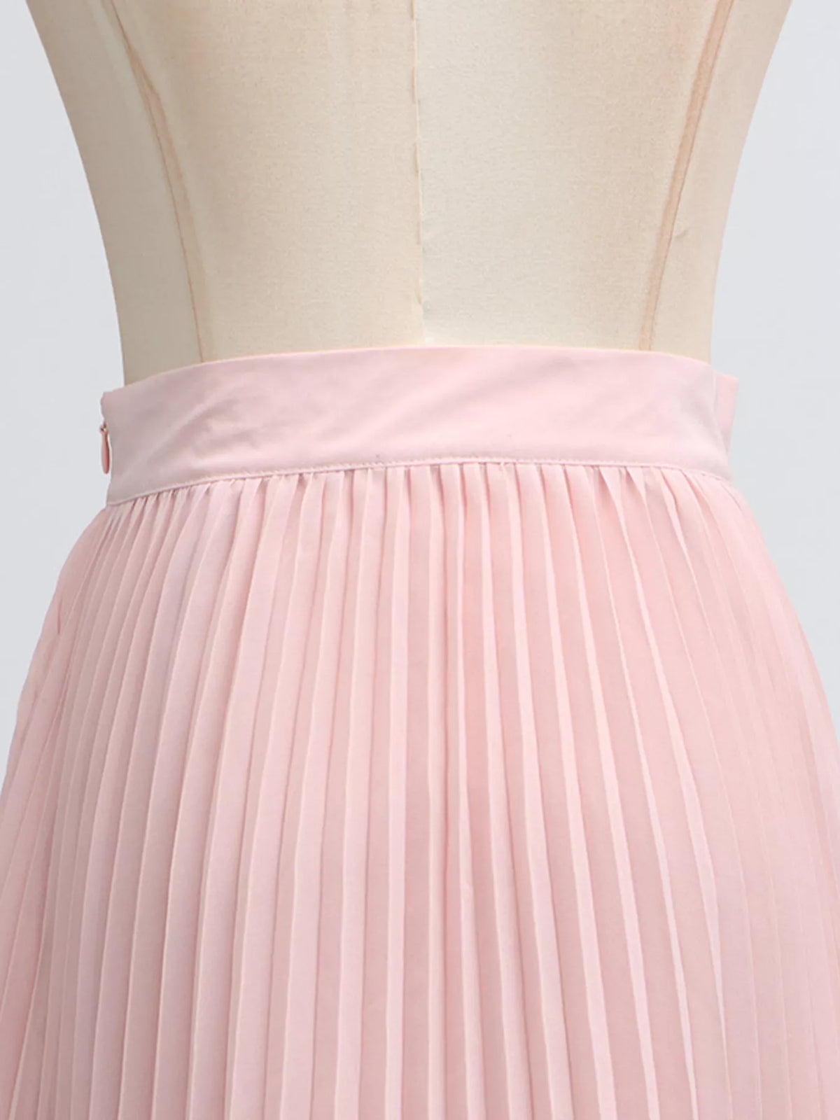 Plush Fashion Hub two-piece set with frill lapel collar top and matching pleated skirt, stylish and elegant for trendy outfits.